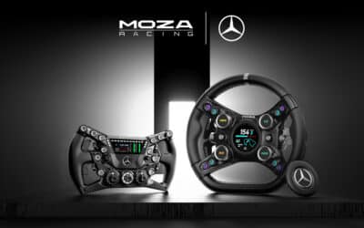 MOZA Gamescom 2026: kierownice Mercedes, Ford, motocykl MotoGP i sztuczna inteligencja